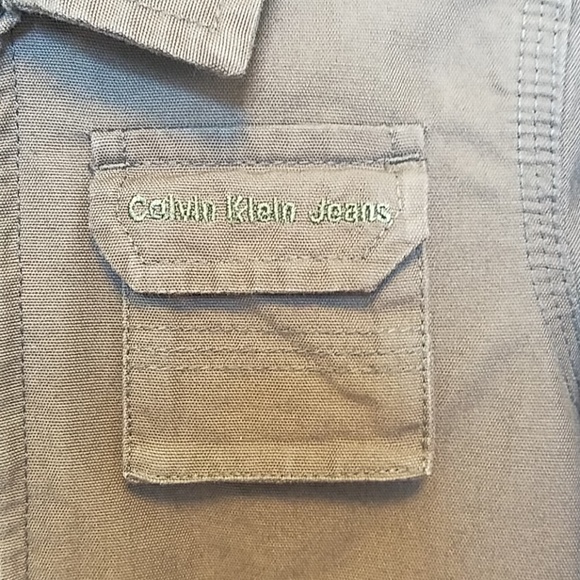 🚫SOLD🚫 ▪Calvin Klein Jeans ▪Brown Zip Up Jacket - Picture 3 of 8